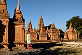 Bagan Myanmar. Temples near Abeyadana, Myinkaba. 